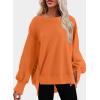 imageSHEWIN Womens Oversized Reverse Seam Sweatshirt Casual Long Sleeve Crewneck Lightweight Pullover Tops Loose SweatshirtsN Carrot