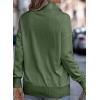 imageSHEWIN Womens Sweatshirt Casual Long Sleeve Lightweight Sweatshirts Button Loose Pullover TopsE Olive Green