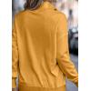 imageSHEWIN Womens Sweatshirt Casual Long Sleeve Lightweight Sweatshirts Button Loose Pullover TopsE Yellow