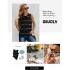 imageBiucly Womens Summer Crewneck Tank Top Casual Loose Sleeveless Tops ShirtsA Black