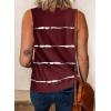 imageBiucly Womens Summer Crewneck Tank Top Casual Loose Sleeveless Tops ShirtsA Red