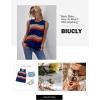 imageBiucly Womens Summer Crewneck Tank Top Casual Loose Sleeveless Tops ShirtsA0 Blue