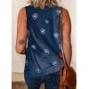 imageBiucly Womens Summer Crewneck Tank Top Casual Loose Sleeveless Tops ShirtsA1 Blue
