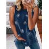 imageBiucly Womens Summer Crewneck Tank Top Casual Loose Sleeveless Tops ShirtsA1 Blue