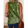 imageBiucly Womens Summer Crewneck Tank Top Casual Loose Sleeveless Tops ShirtsA1 Green
