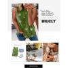 imageBiucly Womens Summer Crewneck Tank Top Casual Loose Sleeveless Tops ShirtsA1 Green