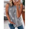 imageBiucly Womens Summer Crewneck Tank Top Casual Loose Sleeveless Tops ShirtsA1 Grey