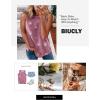 imageBiucly Womens Summer Crewneck Tank Top Casual Loose Sleeveless Tops ShirtsA1 Pink