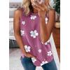 imageBiucly Womens Summer Crewneck Tank Top Casual Loose Sleeveless Tops ShirtsA2 Pink