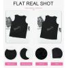 imageBiucly Womens Summer Crewneck Tank Top Casual Loose Sleeveless Tops ShirtsB Black