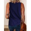 imageBiucly Womens Summer Crewneck Tank Top Casual Loose Sleeveless Tops ShirtsB Blue