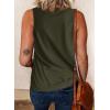 imageBiucly Womens Summer Crewneck Tank Top Casual Loose Sleeveless Tops ShirtsB Green