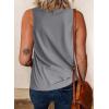 imageBiucly Womens Summer Crewneck Tank Top Casual Loose Sleeveless Tops ShirtsB Grey