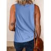 imageBiucly Womens Summer Crewneck Tank Top Casual Loose Sleeveless Tops ShirtsB Sky Blue