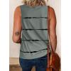 imageBiucly Womens Summer Crewneck Tank Top Casual Loose Sleeveless Tops ShirtsGrey