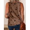 imageBiucly Womens Summer Crewneck Tank Top Casual Loose Sleeveless Tops ShirtsStar Brown