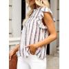imageSHEWIN Womens Summer Crewneck Tank Tops Casual Ruffle Sleeveless Tops ShirtsB Grey