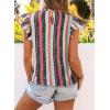 imageSHEWIN Womens Summer Crewneck Tank Tops Casual Ruffle Sleeveless Tops ShirtsB Orange