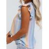 imageSHEWIN Womens Summer Crewneck Tank Tops Casual Ruffle Sleeveless Tops ShirtsB Sky Blue
