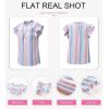 imageSHEWIN Womens Summer Crewneck Tank Tops Casual Ruffle Sleeveless Tops ShirtsB Sky Blue