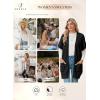 imageSHEWIN Cardigan Sweaters for Women Lightweight Open Front Pleated Summer Short Sleeve Cardigans SweaterB Black