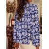 imageSHEWIN Womens Tops Casual V Neck Long Sleeve Shirts Floral Boho Blouses TunicsB Sky Blue