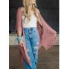 imageSHEWIN Cardigan Sweaters for Women 34 Sleeve Open Front Cover Up Crochet Lightweight Summer Cardigans SweaterB Fushia
