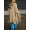 imageSHEWIN Cardigan Sweaters for Women 34 Sleeve Open Front Cover Up Crochet Lightweight Summer Cardigans SweaterB Khaki