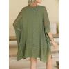 imageSHEWIN Cardigan Sweaters for Women 34 Sleeve Open Front Cover Up Crochet Lightweight Summer Cardigans SweaterB Moss Green