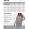 imageSHEWIN Cardigan Sweaters for Women Casual Lightweight Long Sleeve Open Front Crochet Cardigans SweaterB Gray