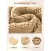 imageSHEWIN Cardigan Sweaters for Women Casual Lightweight Long Sleeve Open Front Crochet Cardigans SweaterB Khaki