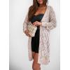 imageSHEWIN Cardigan Sweaters for Women Casual Open Front Long Cardigans Lightweight Long Sleeve Sweater Spring Outfits for Women 2024 US 1214L Light Pink