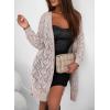 imageSHEWIN Cardigan Sweaters for Women Casual Open Front Long Cardigans Lightweight Long Sleeve Sweater Spring Outfits for Women 2024 US 1214L Light Pink