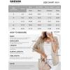 imageSHEWIN Cardigan Sweaters for Women Lightweight 34 Sleeve Cover Up Open Front Summer Cropped Crochet Cardigans SweaterB Light Grey