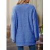 imageSHEWIN Women Cardigan Sweaters 2024 Open Front Long Sleeve Knit Coat with PocketSail Blue