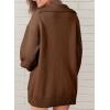 imageSHEWIN Women Open Front Knit Sweater Button Casual Long Sleeve V Neck CardiganStraw Yellow