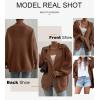 imageSHEWIN Women Open Front Knit Sweater Button Casual Long Sleeve V Neck CardiganStraw Yellow