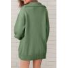 imageSHEWIN Women Open Front Knit Sweater Button Casual Long Sleeve V Neck CardiganVineyard Green