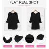 imageSHEWIN Womens Casual 34 Short Sleeve Open Front Lightweight Cable Knit Kimono Cardigan SweatersC Black
