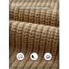 imageSHEWIN Womens Casual Long Sleeve Button Open Front Lightweight Cardigan Soft Cable Knit Sweater OutwearB Khaki