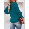 imageSHEWIN Womens Casual Long Sleeve Crewneck Crochet Sweater Lightweight Knit Pullover Sweaters TopsE Royal Blue