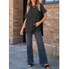 imageSHEWIN Womens Tops Casual Short Sleeve Sweater Loose Oversized Shirts Spring Tops for Women 2025B Black