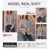imageSHEWIN Womens Tops Casual Short Sleeve Sweater Loose Oversized Shirts Spring Tops for Women 2025B Grey