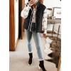 imageSHEWIN Puffer Vest Causal Sleeveless Quilted Jackets Zip Up Outerwear Vests Womens Fall Fashion 2024Black Run Big  Order One Size Down