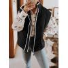 imageSHEWIN Puffer Vest Causal Sleeveless Quilted Jackets Zip Up Outerwear Vests Womens Fall Fashion 2024Black Run Big  Order One Size Down