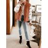 imageSHEWIN Puffer Vest Causal Sleeveless Quilted Jackets Zip Up Outerwear Vests Womens Fall Fashion 2024Chestnut Run Big  Order One Size Down