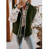 imageSHEWIN Puffer Vest Causal Sleeveless Quilted Jackets Zip Up Outerwear Vests Womens Fall Fashion 2024Moss Green Run Big  Order One Size Down