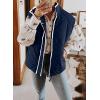 imageSHEWIN Puffer Vest Causal Sleeveless Quilted Jackets Zip Up Outerwear Vests Womens Fall Fashion 2024Navy Blue Run Big  Order One Size Down
