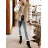 imageSHEWIN Puffer Vest Causal Sleeveless Quilted Jackets Zip Up Outerwear Vests Womens Fall Fashion 2024Parchment Run Big  Order One Size Down
