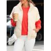 imageSHEWIN Quilted Jackets For Women 2024 Casual Lightweight Short Sleeve Zip Up Warm VestsBeige